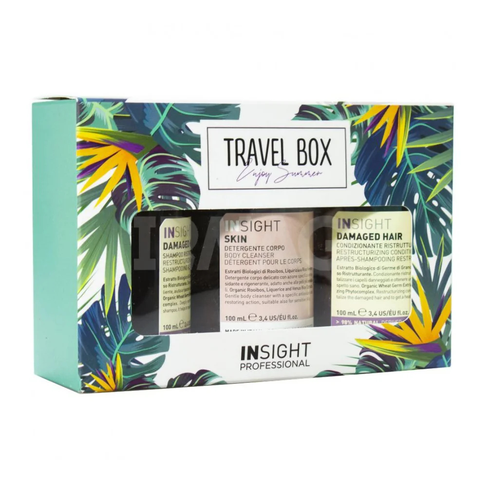 Набор TRAVEL BOX DAMAGED HAIR (шампунь и кондиционер 100 мл + гель для тела 100 мл)