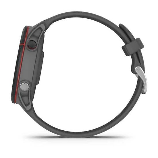 Умные часы Garmin FORERUNNER 255 с темно-серым ремешком
