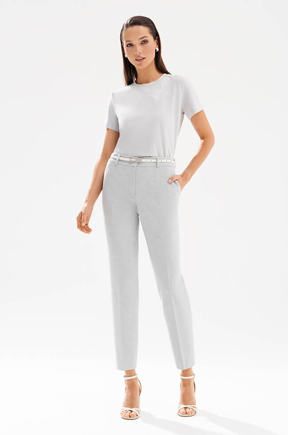 23520 Футболка женская (серый)