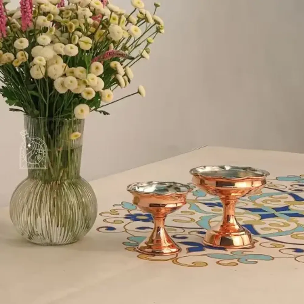 Медная мини-ваза для сервировки (конфетница, ваза для орехов) Exirmes 30220267, Иран