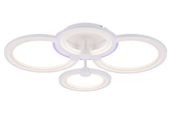 58017B/4 WHITE+RGB (1) Люстра (RL)