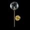 Бра Crystal Lux Marzo AP1 Bronze/Transparente