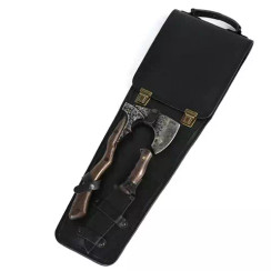 Шашлычный набор в кожаном колчане "Лесник"