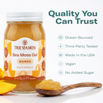 True Sea Moss, гель из морского мха с суперфудами, манго, 473 мл (16 жидк. унций)