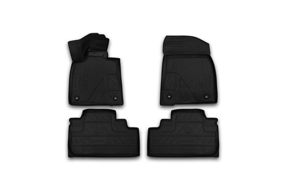Коврики 3D в салон для LEXUS RX (IV, IVr), 2015-2019, 2019-, 4 шт. (полиуретан) Element.CARLEX00001K