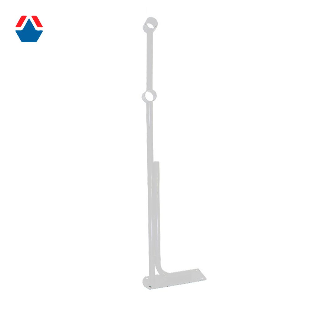 Хореографический кронштейн напольный 2-рядный White (d 57)