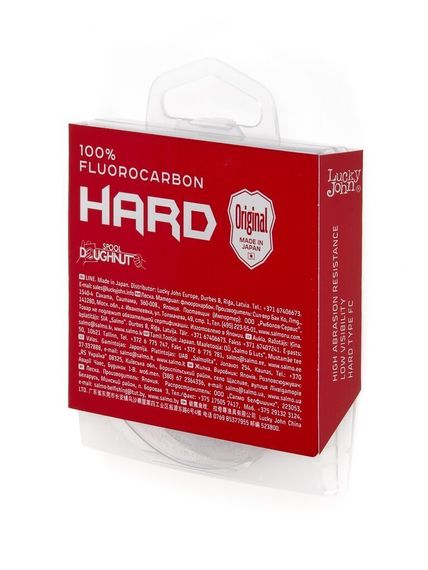 Леска монофильная Lucky John FLUOROCARBON Hard 30 м, 0,16 мм