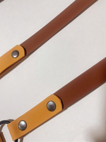 Пвоводок перестежка из биотана , 20 мм, 3 м. карабин авиационный алюминиевый с муфтой Коричневый и песочный