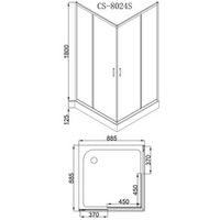 Душевые уголки и перегородки