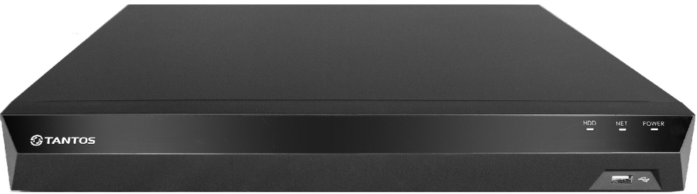 TSr-NV32251  Сетевой 32 канальный регистратор Tantos для IP камер с поддержкой аналитики (2 HDD)