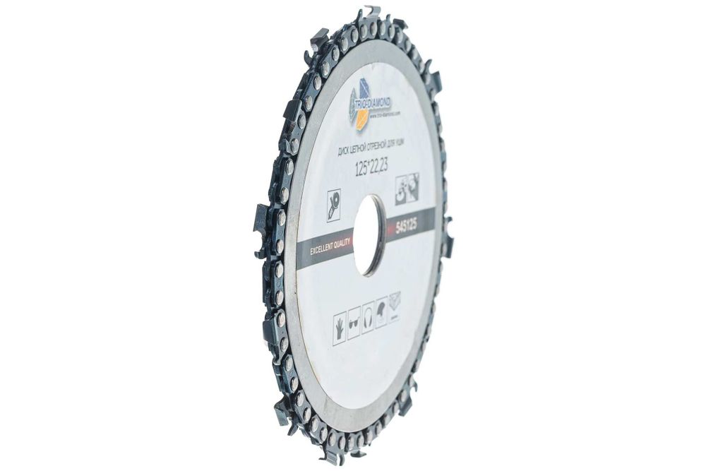 Диск цепной отрезной для УШМ 125*22,23 TRIO-DIAMOND 545125