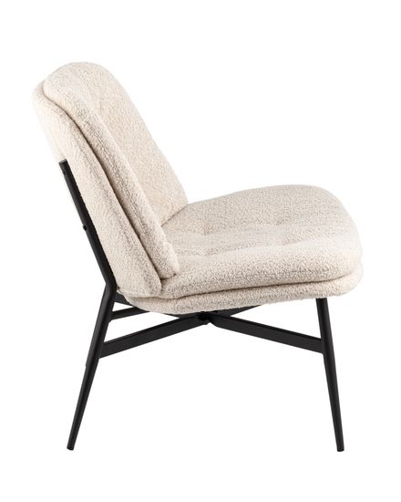 Кресло лаунж Tail кремовый