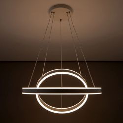 Citilux Дуэт CL719640 LED Люстра подвесная с пультом Белая