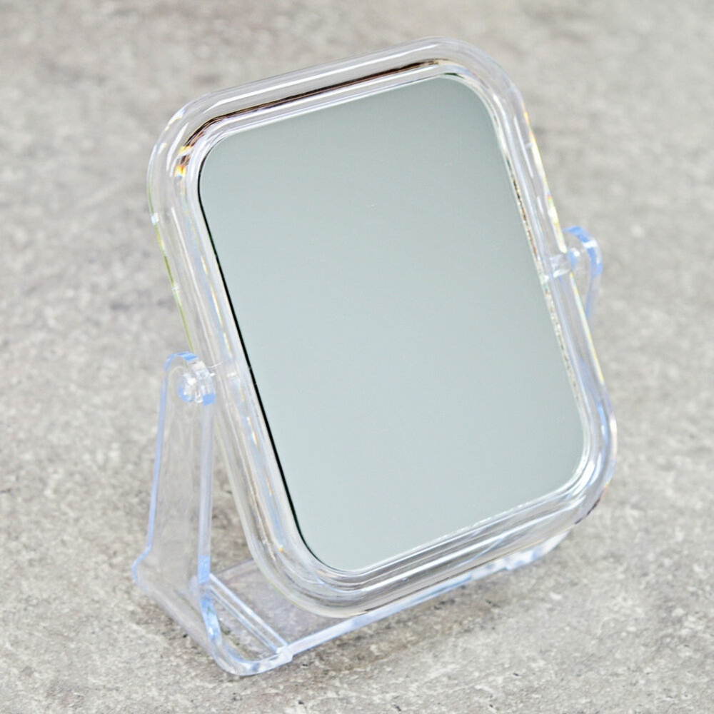 Зеркало косметическое двустороннее 13,4*10,4*2см M-1