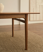 Стол раздвижной Elan из шпона и массива ореха 200 (260) x 100