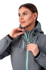 Костюм женский «Элит Барьер NEW» (смесовая, светло-серый, мята) Орион