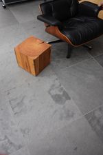 Плитка-сланец черный, натуральный скол Pharaon 600x600x10