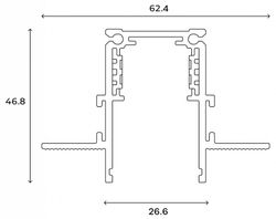 Трек встраиваемый Hesby Lighting ElDeko HSBL_0184