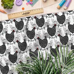 Ткань барби курочки