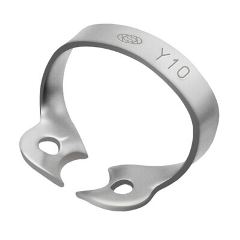Кламп коффердам Y10 для премоляров KSK (Dentech, Япония). Купить на kofferdam.pro
