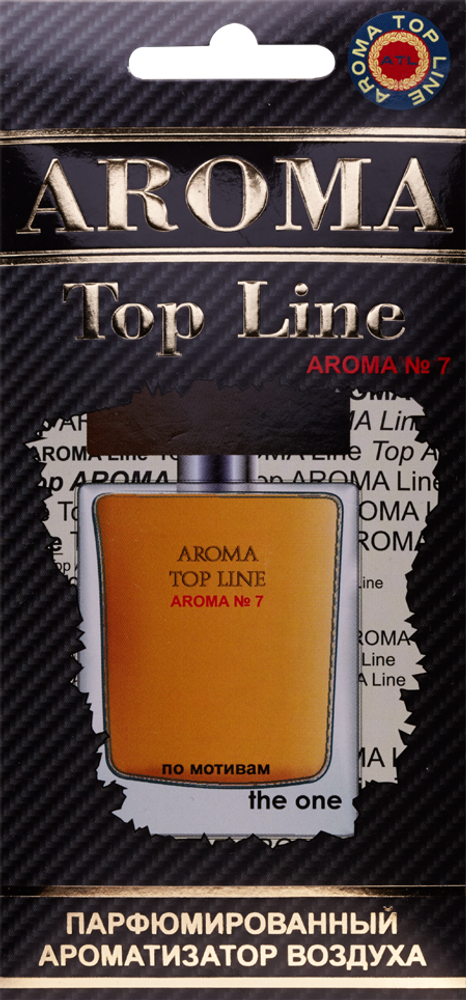 Ароматизатор для автомобиля AROMA TOP LINE №7 the One картон