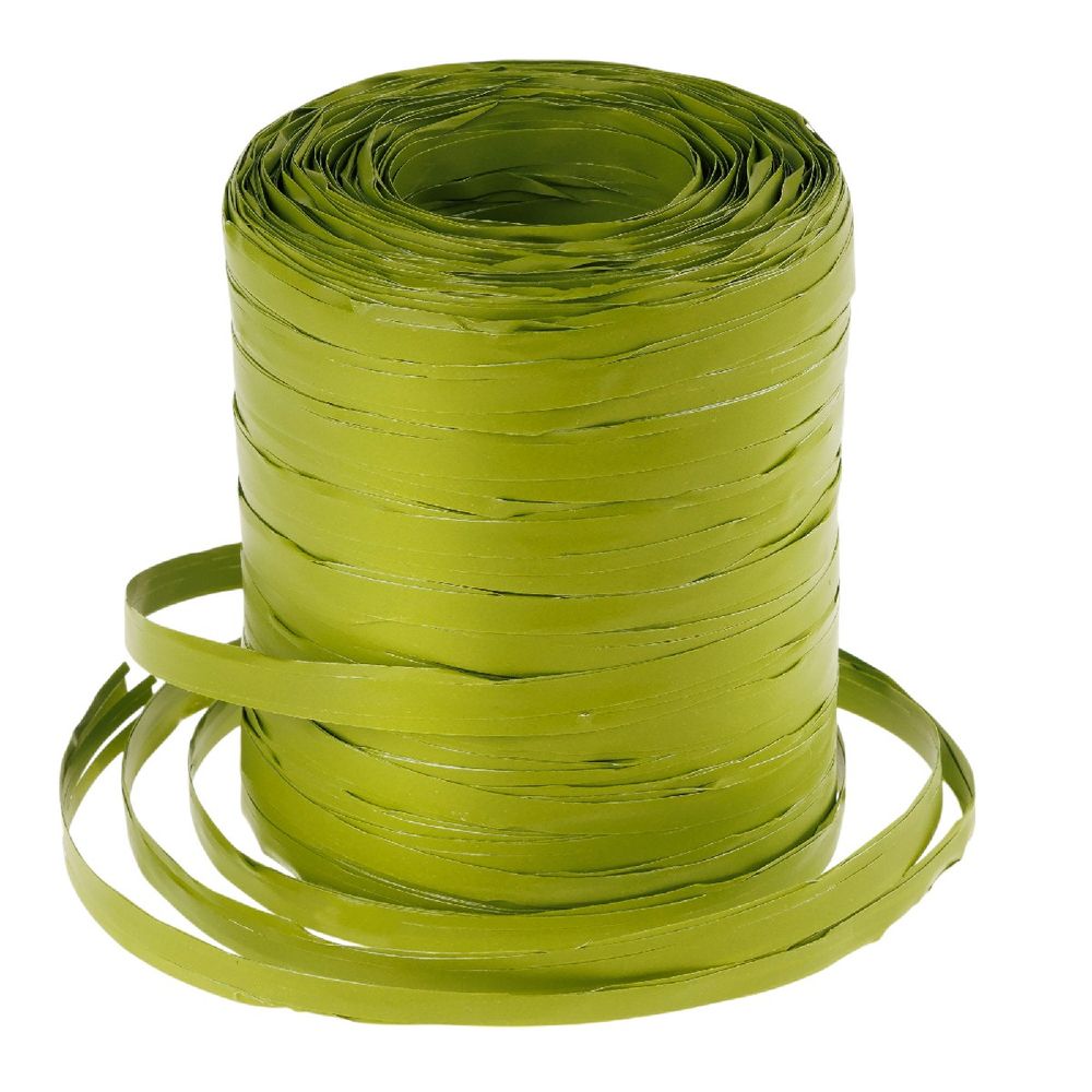 Рафия искусственная 15ммx200м Зеленый