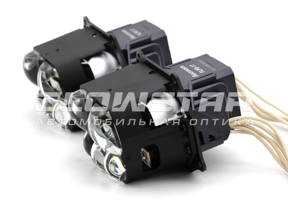 Билед модули Aozoom FLPD-17-01 3.0 дюйма, 12V 60/94W, 5100/7500Lm (комплект, 2шт)