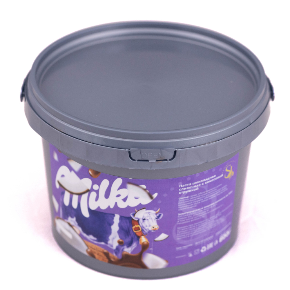 Паста Милка кокос с фундуком (аналог) 800 г — баночка для СП и опта
