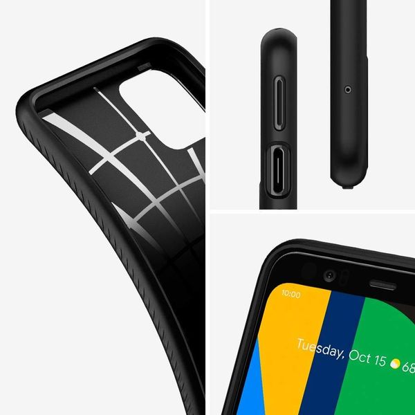 Чехол Spigen Liquid Air Armor для Google Pixel 4 Case (2019) - Matte Black