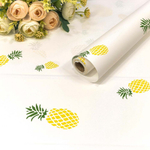 Пленка В рулоне 10 м х 58 см "Фрукты" (Белый)