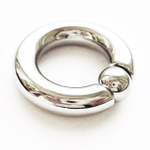 Кольцо сегментное (утяжелитель 1 шт.) для пирсинга, диаметр 16 мм, толщина 4 мм. Медицинская сталь.