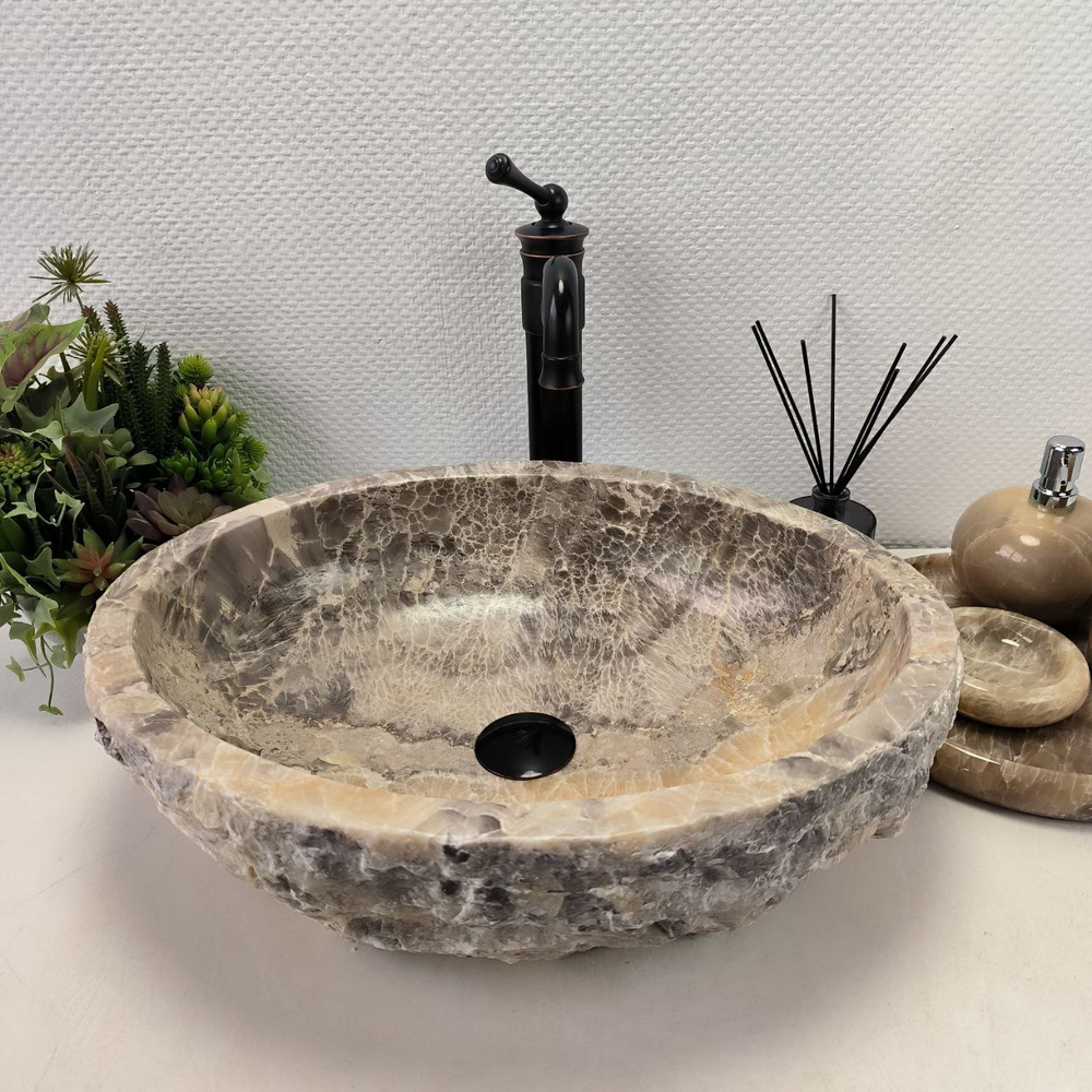 Раковина из оникса Erozy Grey EO-62294 51*41*15 0093