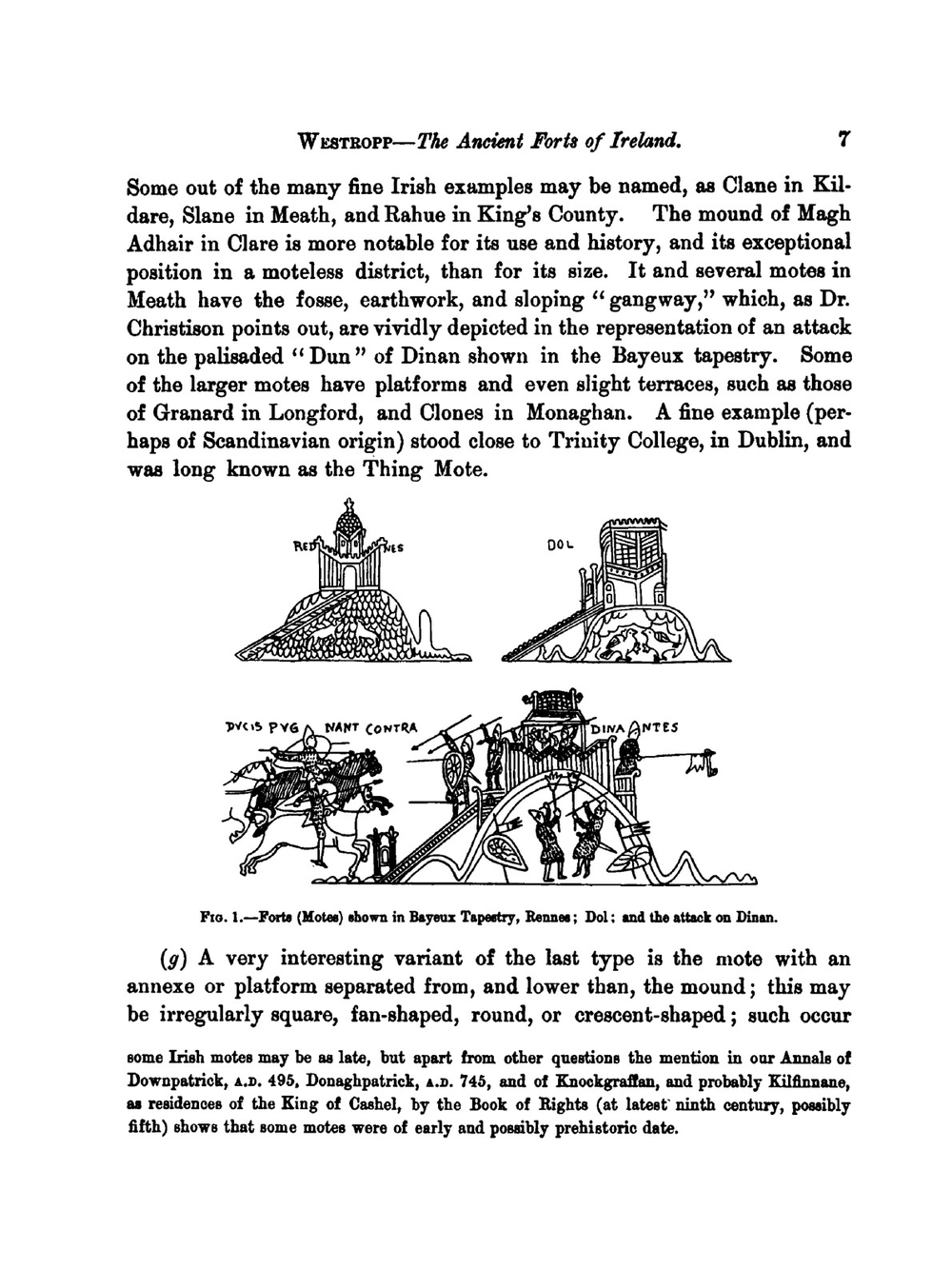 The Ancient Forts of Ireland. Being a Contribution Towards Our Knowledge of Their Types, Affinities, and Structural Features | T.J. Westropp