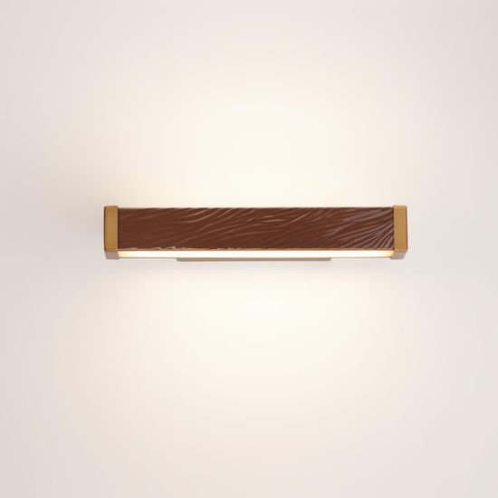 5450/10WLB L-VISION ODL_EX26 коричневый/античная бронза/металл/керамика/акрил Настенный светильник с выкл. LED x 10W 2000К/3000K/4000K/переключ. RIVIE