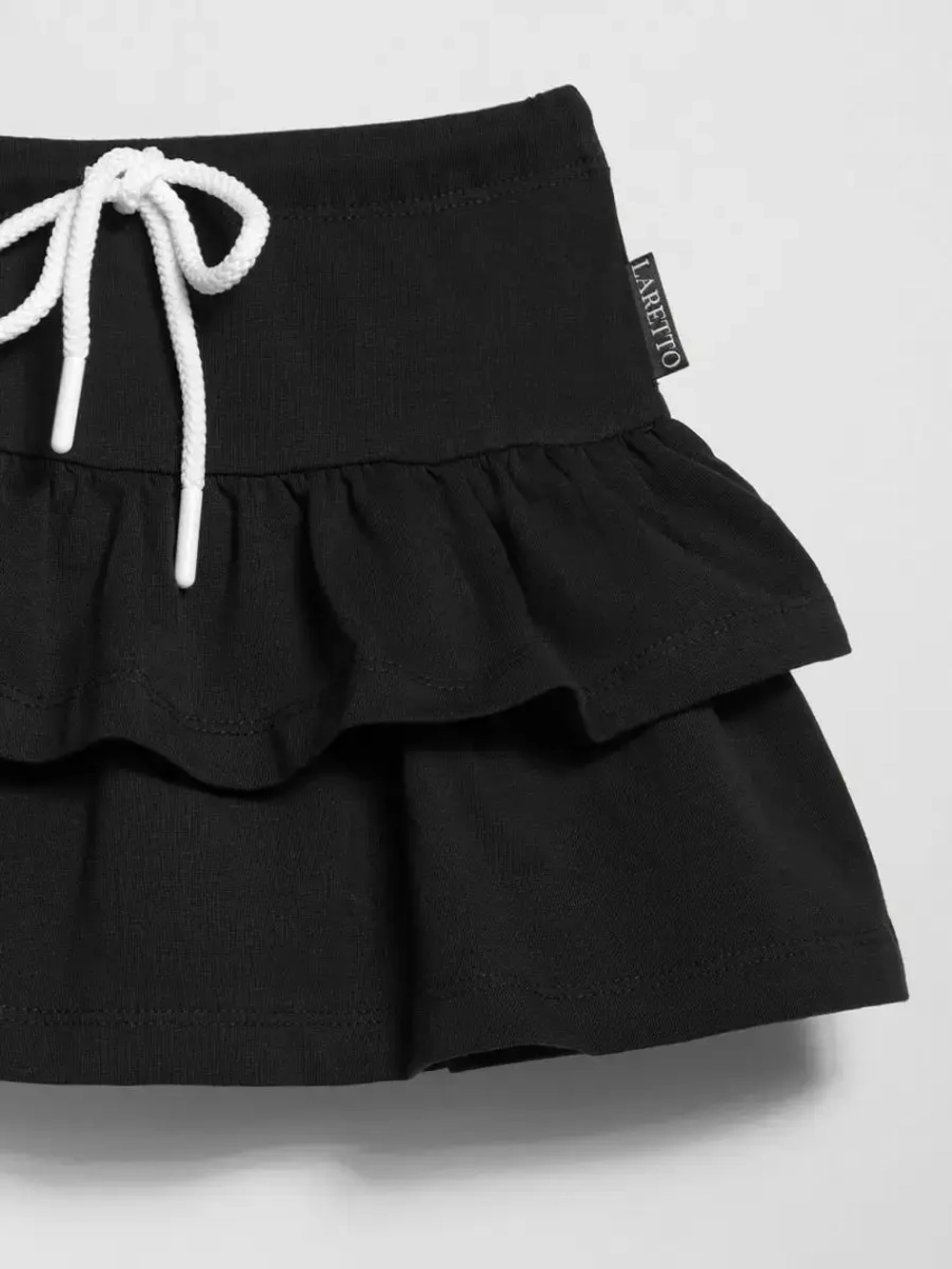 Черные юбка-шорты спортивная для девочки