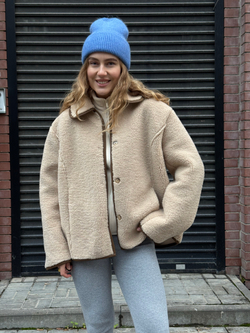 Дубленка Тэдди Элит бежевый