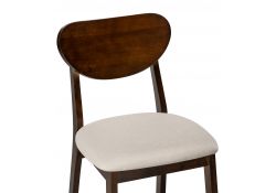 Деревянный стул Loid dirty oak / light beige