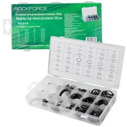 Стопорные кольца, комплект 300пр. RockForce##Rock FORCE RF-818