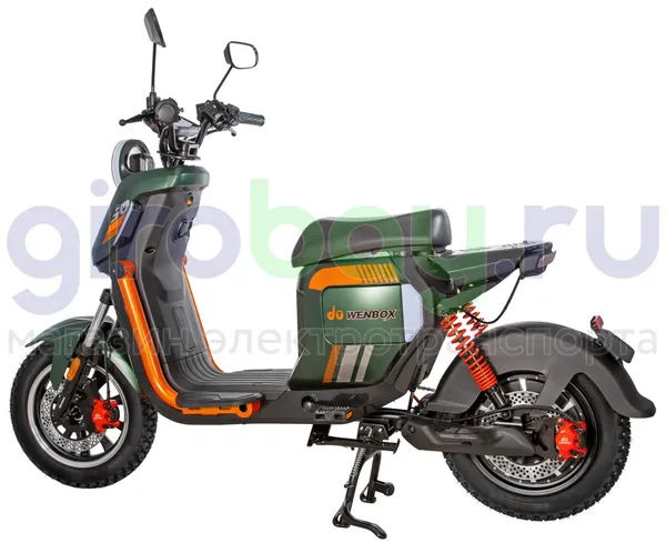 Электроскутер WENBOX U2 1500W (60V/45Ah) - Зелёный фото №6