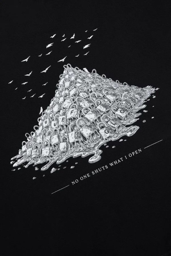 Худи Оверсайз Master-key черное - фото 3