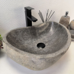 Раковина из речного камня RS-63306 (50*38*16) 0122