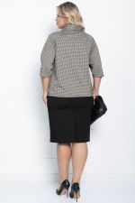 Костюм Эдельвейс (черно-бежевый) К11283 LT Collection (Акция)