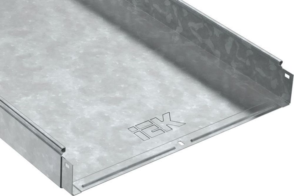 Лоток листовой неперфорир. 400х80 L3000 сталь 1.2мм HDZ IEK CLN10-080-400-120-3-M-HDZ