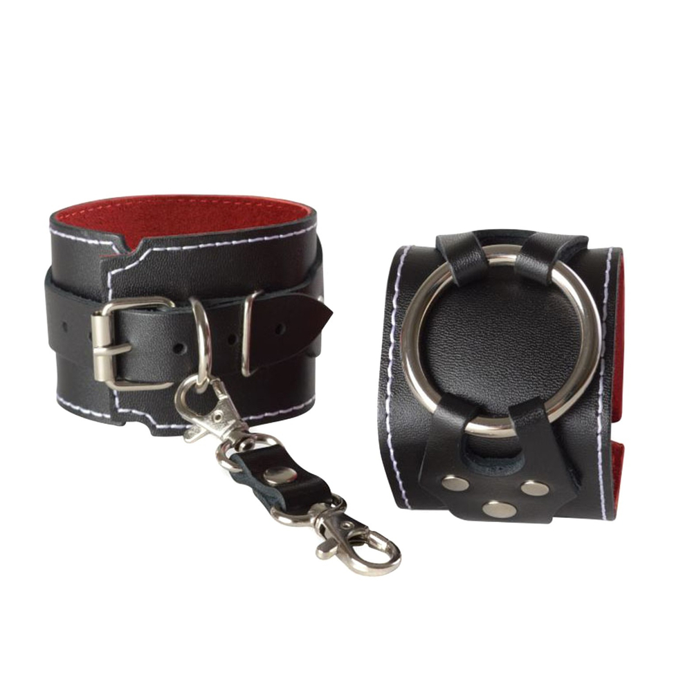 Наручники Sitabella чёрные кожа
