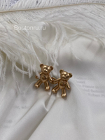 Уменьшитель размера джинс "Мишки" золотистый