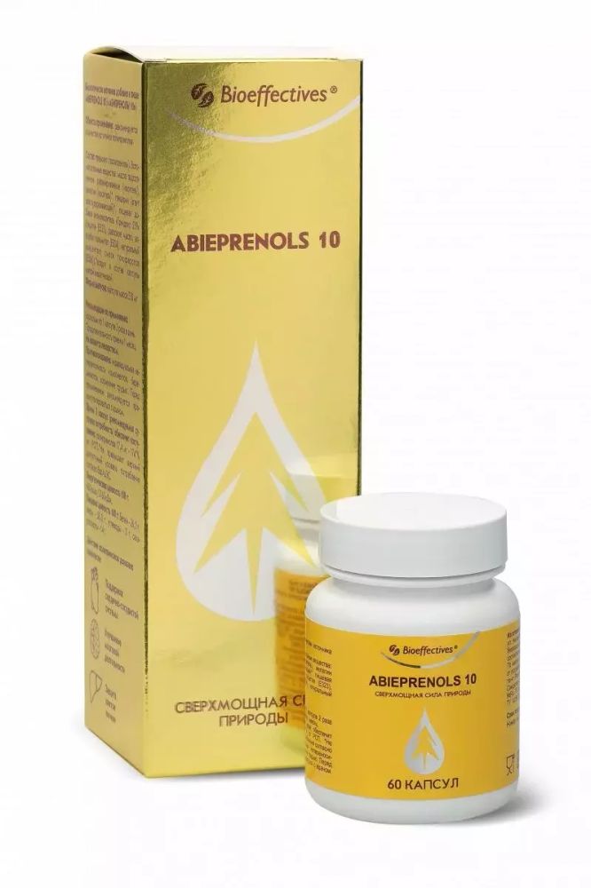 Bioeffectives Abieprenols 10 bioeffective 60 caps (абипренолы).