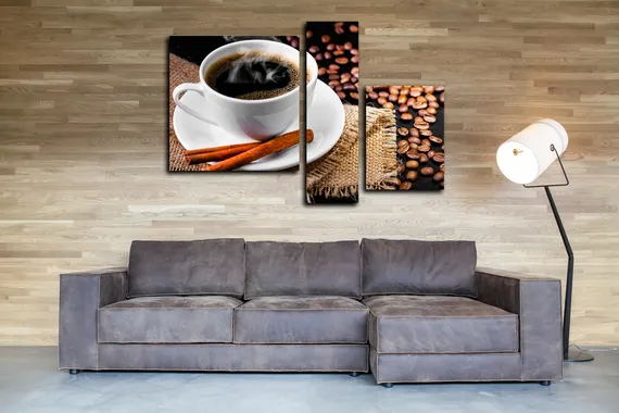 Модульная картина "Кофейный аромат"