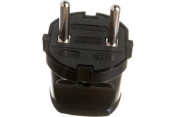 Электрическая вилка Stayer MASTER, 6А/220В, черная 55150-B