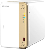 Сетевое хранилище QNAP TS-262-4G белый
