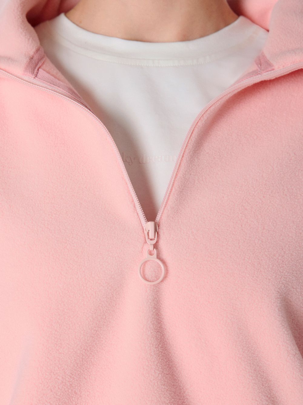 Олимпийка флисовая "Светло-розовая" женская